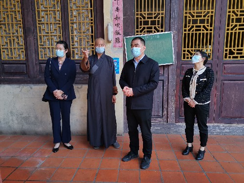 市民族宗教局党组书记、局长姚文辉到永安市、 沙县区检查宗教活动场所疫情防控和安全工作